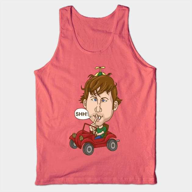 Shush! Tank Top by ilcalvelage